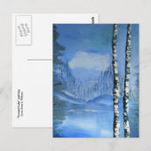 Birch Tree Postcard Briefkaart (Voorkant / Achterkant)