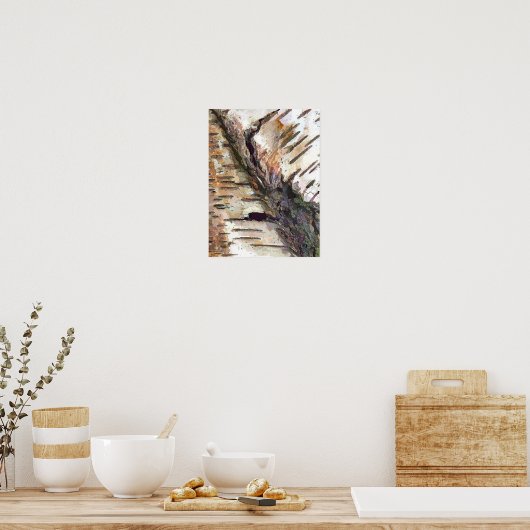 BIRCH TREE POSTER (Keuken)