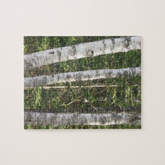 Birch Tree Puzzle Legpuzzel (Horizontaal)