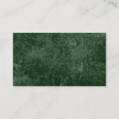 Birch Tree-structuur - Donkergroen Visitekaartje (Achterkant)