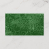 Birch Tree Texture - Donkergroen (006600) Visitekaartje (Achterkant)