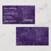 Birch Tree-textuur - donkerbruin Visitekaartje (Voorkant / Achterkant)