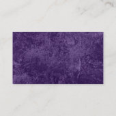 Birch Tree-textuur - donkerbruin Visitekaartje (Achterkant)