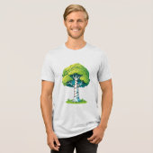 Birch tree Tri-Blend shirt (Voorkant volledig)