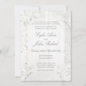 Birch Tree White Forest Wedding Kaart (Voorkant)