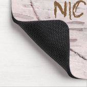 Birch Tree Wood & Carved Heart Rustic Land Muismat (Hoek)