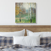 Birch Trees, 1904 (olie op doek) Canvas Afdruk (Insitu (Slaapkamer))