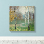 Birch Trees, 1904 (olie op doek) Canvas Afdruk (Insitu (Houten vloer))
