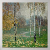 Birch Trees, 1904 (olie op doek) Poster (Voorkant)