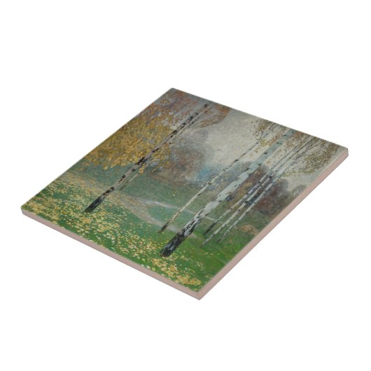 Birch Trees, 1904 (olie op doek) Tegeltje (Zijkant)