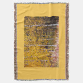 Birch Trees, bedrukt op gooi Deken (Voorkant Verticaal)