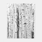 Birch Trees Blanket Fleece Deken (Voorkant)
