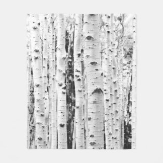 Birch Trees Blanket Fleece Deken