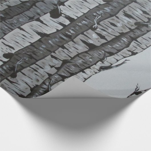 Birch Trees Cadeaupapier (Hoek)