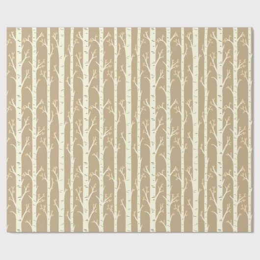 Birch Trees Cadeaupapier (Vlak)