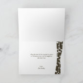 Birch Trees Kerstgroet Feestdagen Kaart (Binnen)