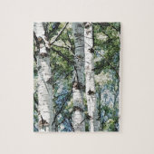 Birch Trees Legpuzzel (Verticaal)