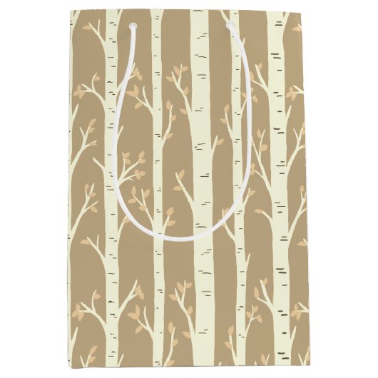Birch Trees Medium Cadeauzakje (Voorkant)