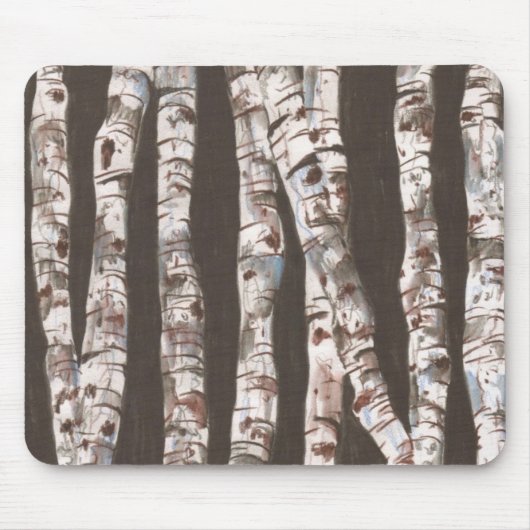 Birch Trees Mousepad!!! Muismat (Voorkant)