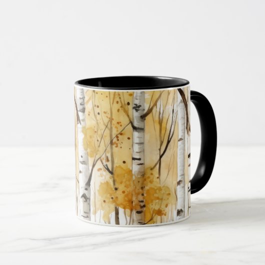 Birch Trees Mug Mok (Voorkant rechts)