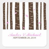 Birch Trees Stickers (Voorkant)