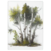 Birch Trees, the Birches Northern Ireland Klembord (Achterkant)