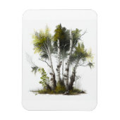 Birch Trees, the Birches Northern Ireland Magneet (Verticaal)