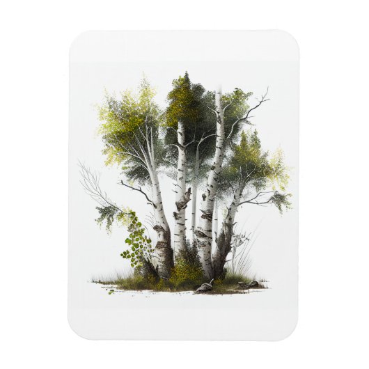 Birch Trees, the Birches Northern Ireland Magneet (Verticaal)