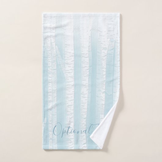 Birch Trees Trunks Bad Handdoek (Handdoek)