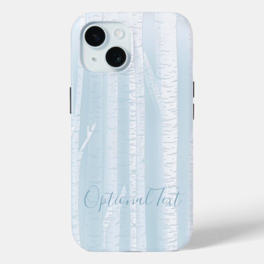 Birch Trees Trunks Case-Mate iPhone Case (Achterkant)