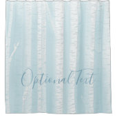 Birch Trees Trunks Douchegordijn (Voorkant)