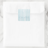 Birch Trees Trunks Vierkante Sticker (Tas)