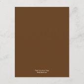 Birch Trees Wedding Reception Card - Almond Informatiekaartje (Achterkant)