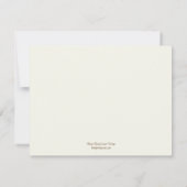 Birch Trees Wedding RSVP Card - Aangepast Kaartje (Achterkant)