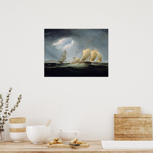 Birch Tripoli Enterprise Ship Painting Poster (Keuken)
