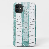 Birch Trunk Trees Case-Mate iPhone Case (Achterkant)