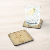 Birch Wood Cork Coaster Bier Onderzetter (Rechterzijde)