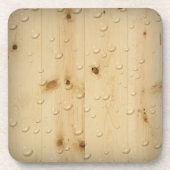 Birch Wood Cork Onderzetter (Voorkant)