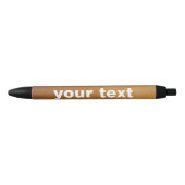 Birch Wood Grain Zwarte Inkt Pen (Voorkant)