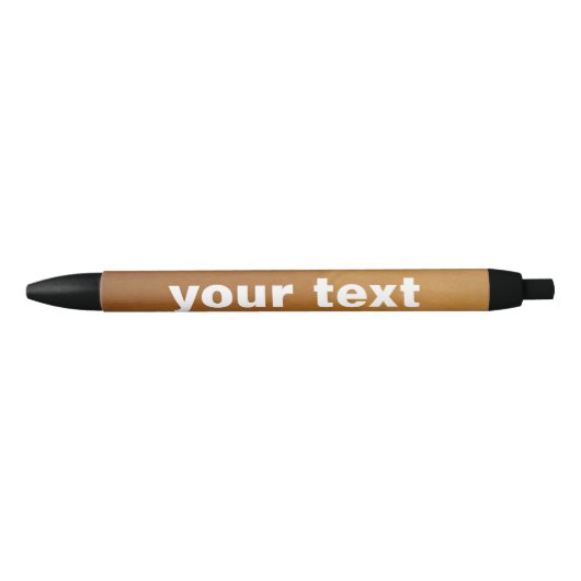 Birch Wood Grain Zwarte Inkt Pen (Voorkant)