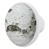 Birch Wood Rustic Drawer Knobs Keramische Knop (Rechts)