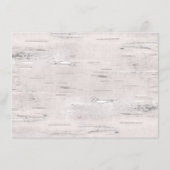 Birch Wood Sage Green Wedding Accommodo Enclo Informatiekaartje (Achterkant)