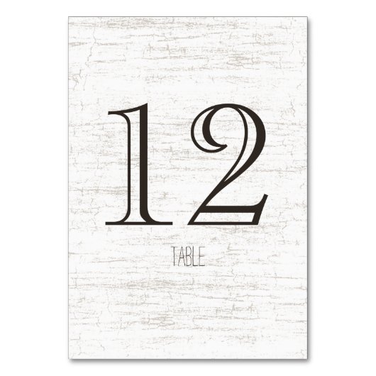 Birch Woodland tafelnummer (Achterkant)