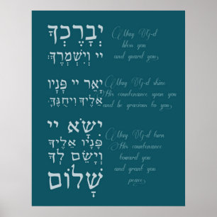 Birchat Kohanim - Priesterlijke zegen Poster