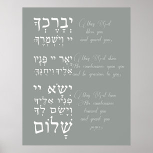 Birchat Kohanim - Priesterlijke zegen Poster