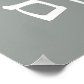 Birchat Kohanim - Priesterlijke zegen Poster (Hoek)