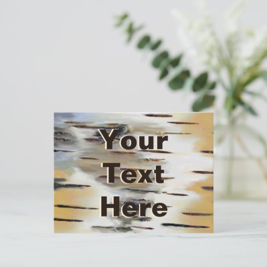 Birchbark Briefkaart (Staand voorkant)