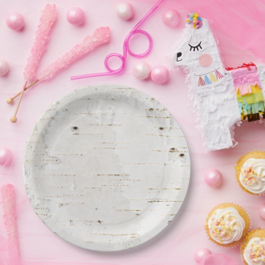 Birchbark Papieren Bordje (Feest)