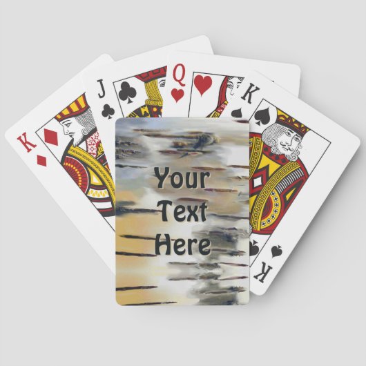 Birchbark Pokerkaarten (Achterkant)