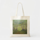 Birches in Spring, Walton Heath, Surrey Canvas tas (Voorkant)